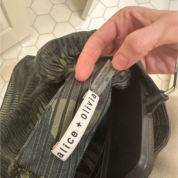 Alice + Olivia Winslet Camo Print Top - Picture 6 of 6